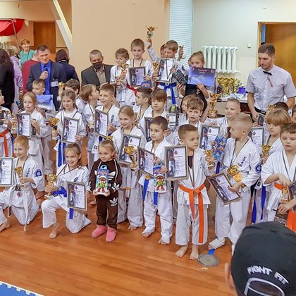 V первенстве МСОО «Барановичская федерация Киокушинкай каратэ  «На пути к победе» По Шинкиокушинкай каратэ в разделе «Кумитэ»